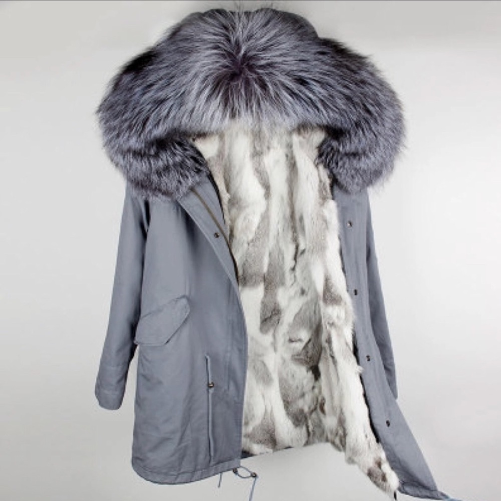 Brand New real fur parka